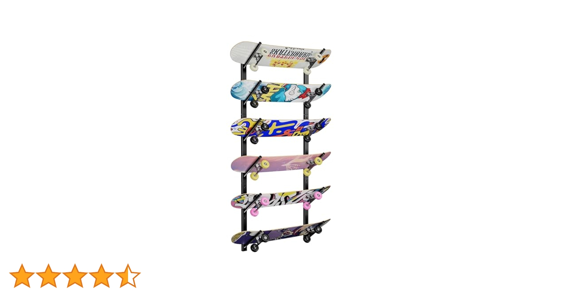 スノーボード スケートボード ディスプレイラックV2sev Amazon.co.jp: Lhysn スケートボードウォールマウント、スケート